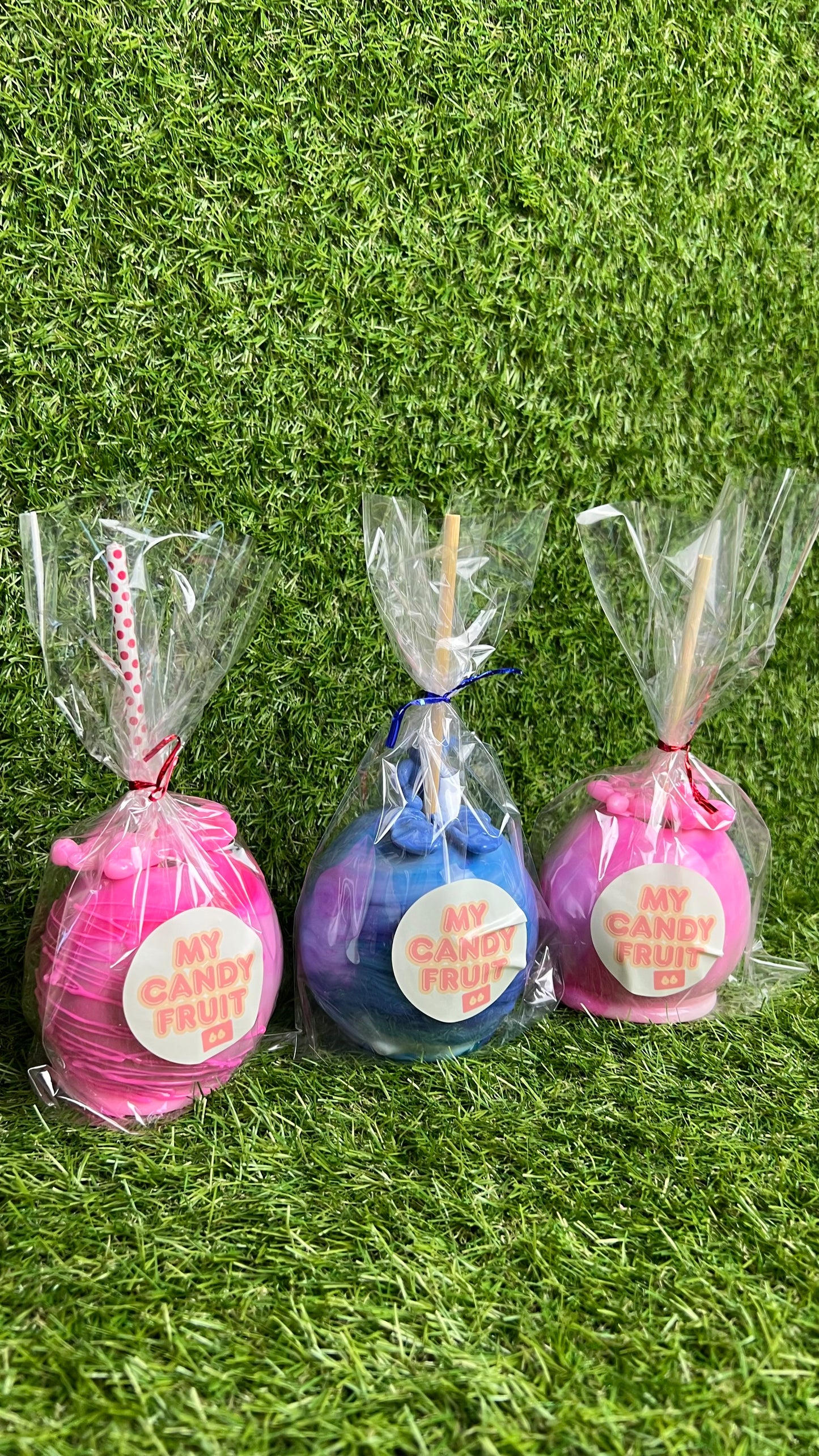 🍎 🍭Candy Pommes d’amour personnalisées - Lot de 2 - Envoi 🇫🇷 hors 66